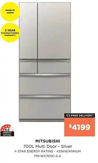 Mitsubishi 700m multi door - silver