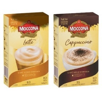 IGA Moccona coffee sachets 10 pack selected varieties offer