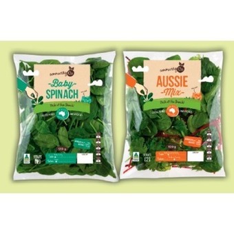 Community co baby spinach or aussie mix 120g