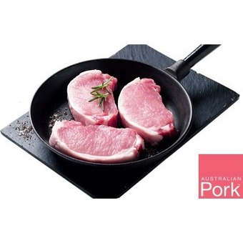 IGA Australian pork loin steaks offer