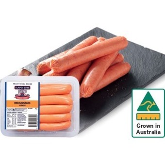 IGA Slape & sons bbq sausages 1kg pack offer