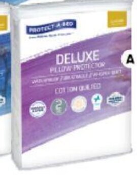 BIG W Protect-A-Bed Cotton Quilted Deluxe Pillow Protector offer