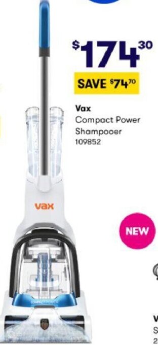 BIG W Vax Compact Power Shampooer offer