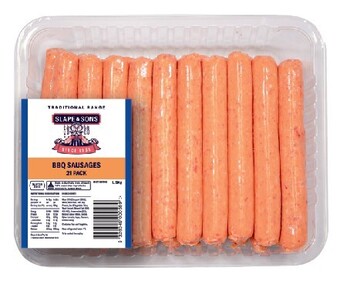 IGA Slape & sons bbq sausages 1.5kg offer