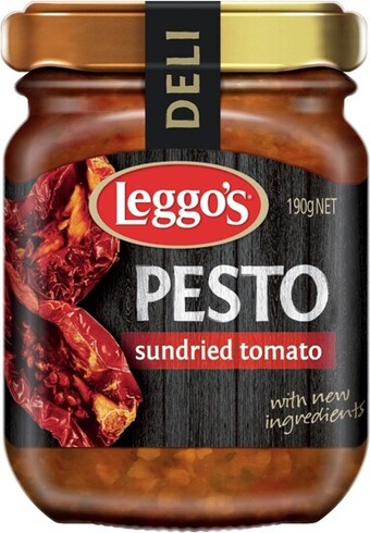 IGA Leggo's sundried tomato or basil pesto 190g offer