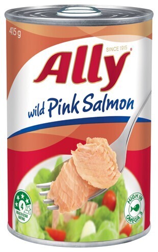 Ally pink salmon 415g