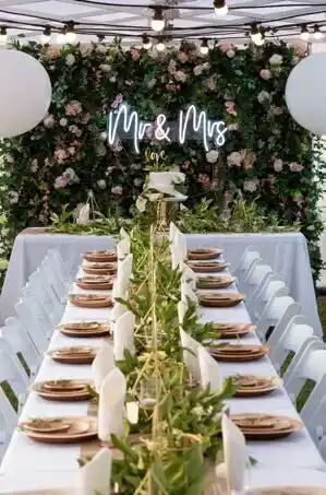 Palm leaf table ware range