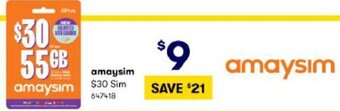 BIG W amaysim offer