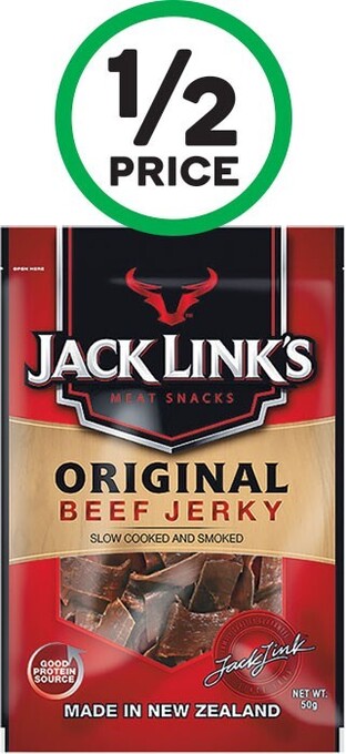 Woolworths Jack link’s jerky 50g offer