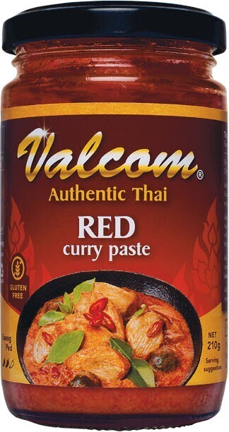 Valcom red curry paste 210g