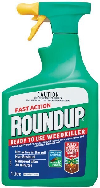 Woolworths Roundup fast action weed killer 1 litre offer