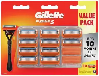 Woolworths Gillette fusion blades pk 10 offer