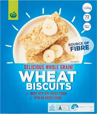 Woolworths Woolworths wheat biscuits 1.12 kg offer