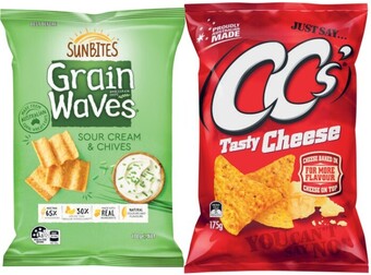 Coles Cc’s corn chips 175g, cc’s cornados 110g or grainwaves 170g offer