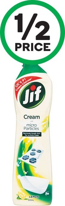 Woolworths Jif cream cleanser 500ml offer