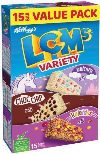 Coles Kelloggs lcms value pack 330g-345g offer