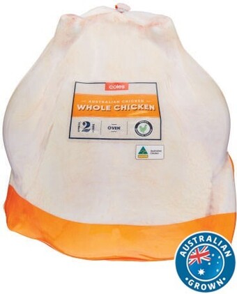 Coles Coles rspca approved whole chicken offer