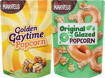 Coles Marvels popcorn 100g offer