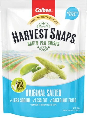 Coles Calbee harvest snaps 75g-93g offer