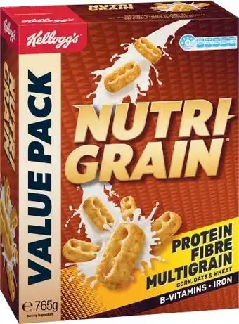 Coles Kellogg’s nutri-grain 765g offer