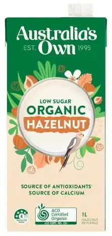 Coles Australia’s own organic hazelnut milk 1 litre offer