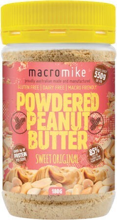 Coles Macro mike powdered peanut butter 180g offer