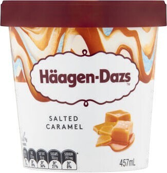 Coles Häagen dazs tub 420ml-457ml offer