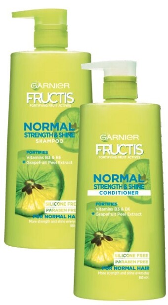 Coles Garnier fructis shampoo or conditioner 850ml offer