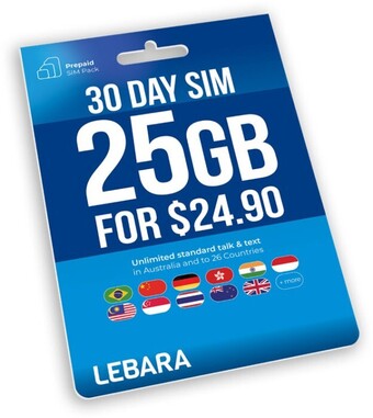 Coles Lebara $24.90 starter pack offer