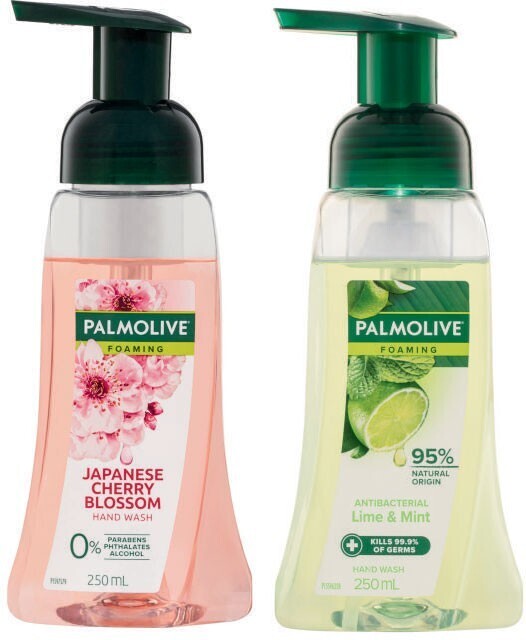 Palmolive foam liquid hand wash pump 250ml offer at Coles