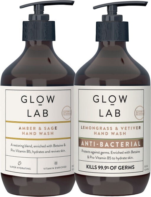 Glow lab hand wash 300ml offer at Coles