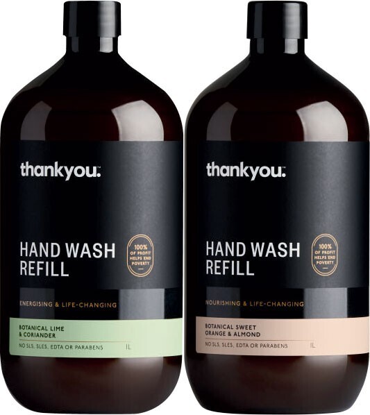 Thankyou hand wash refill 1 litre offer at Coles