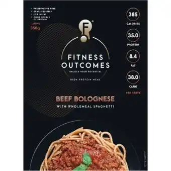 Woolworths Fitness outcomes frozen meals 350g – from the freezer offer