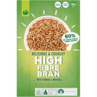 Woolworths Woolworths high fibre bran 500g offer