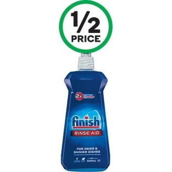 Woolworths Finish dishwasher rinse aid 500ml offer
