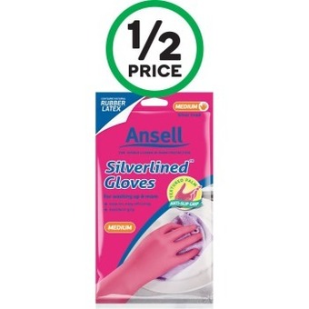 Woolworths Ansell silverlined gloves pk 1 offer