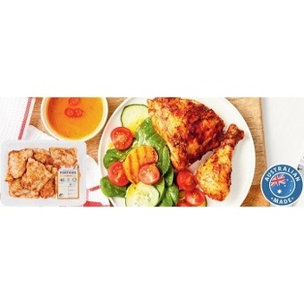 Coles Coles rspca approved chicken portions with bbq rub offer