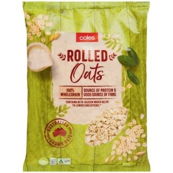 Coles Coles oats rolled 900g offer