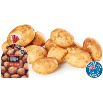 Coles Coles australian brushed potatoes 2kg bag offer