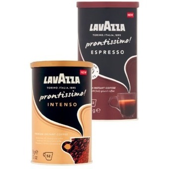Coles Lavazza prontissimo instant coffee 95g offer