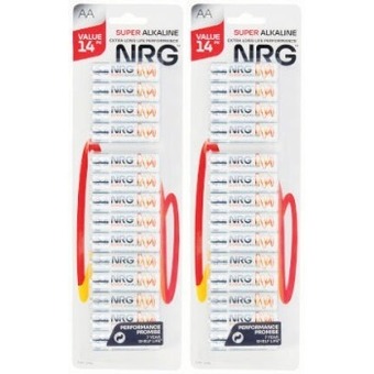 Coles Nrg batteries aa or aaa 14 pack offer