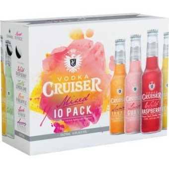 Coles Vodka cruiser mixed 10x275ml offer