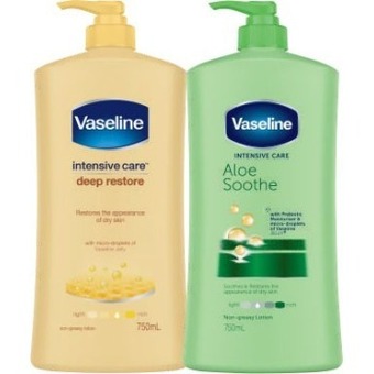 Coles Vaseline intensive care body lotion 750ml offer