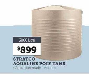 Stratco Stratco aqualine poly tank offer