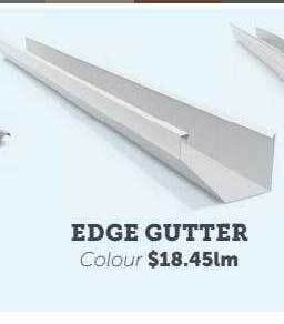 Edge gutter