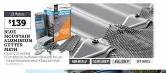 Stratco Blue mountain aluminium gutter mesh offer