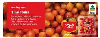 ALDI Aussie grown tiny toms offer
