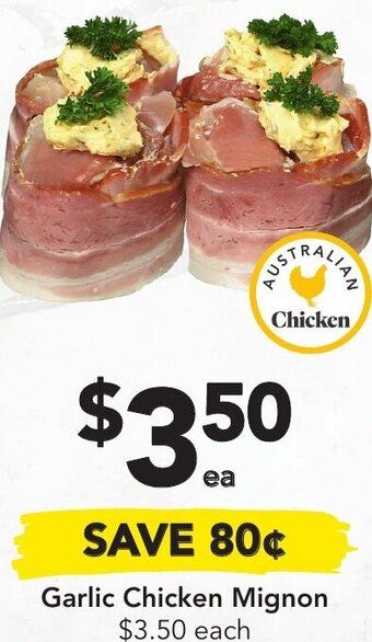 Drakes Garlic Chicken Mignon offer