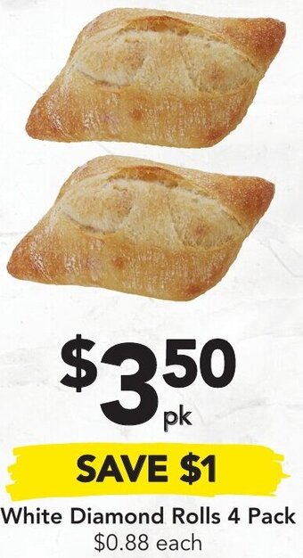 Drakes White Diamond Rolls offer