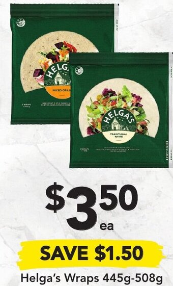 Drakes Helga's Wraps 445g-508g offer